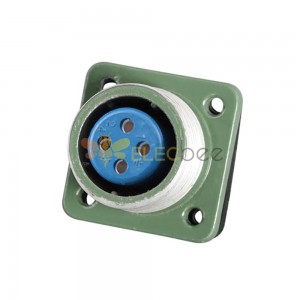 Reverse Mount YD20-4 pin ad angolo retto Z presa femmina 25A connettore aeronautico impermeabile