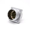 Stecker 15 Pin P32 Male Straight Socket Square 4 Loch Flansch Montage Lötbecher für Kabel