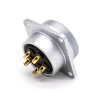 Flange Socket P28 Straight 5 Pin 4 Holes Flange Receptacles