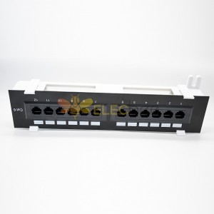 Network Patch Panel CAT6 12 Port Patch Panel With RJ45 Jack