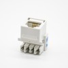 RJ11CAT3ネットワーク4ピンシングルポートパネルマウントシールドなし110IDC電話モジュール