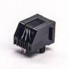 RJ11 Femelle 1 Port 4P4C Jack Non Blindé Trou Traversant pour Montage sur Circuit Imprimé 30pcs