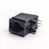 Conector RJ11 sin blindaje 6P6C Tipo DIP Carcasa de plástico sin LED 30 piezas