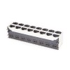 16-Port-RJ45-Stecker, 2 x 8 Buchsen, zweireihig, R/A-Abschirmung, ohne LED, 5 Stück