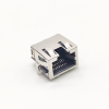 2pcs RJ45 PCB Mount 1x1 Port Low Profile Thru-Hole Tab-UP Femme