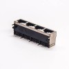 8p8c coupleur 4 ports blindé jack 90 degrés type dip pour montage sur circuit imprimé 20pcs