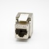 Cat6a Toolless Keystone Jack 180 Grad abgeschirmtes 8P8C Single Port RJ45 Netzwerkmodul