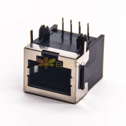 RJ45 Ethernet Connectors 90 Degree Modular Shielded without LED Through Hole 20pcs