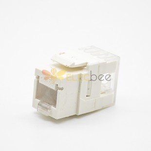 Conector modular RJ45 sin blindaje de un solo puerto Cat5e recto 8P8C RJ45 Jack