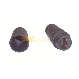 Cable de red RJ45 Conector Ethernet de red hembra impermeable