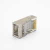 RJ45 8P8C Netzwerkmodul Cat6 Stecker gerade geschirmt für Cat5e Cat6 Cat6a Cat7 CAT5e