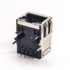 RJ45 8p8c LED 90 درجة نوع DIP لتركيب PCB مع موصل وحدات EMI 20 قطعة