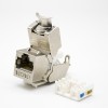 RJ45 Cat6 geschirmte Steckverbinder Keystone Jack Werkzeuglose gerade geschirmte 8-polige Buchse