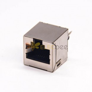 RJ45 Coupler Jack 8P8C Straight Network Through Hole for PCB Mount 20pcs