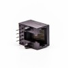 5pcs RJ45 Plug Feminino 90 Grau 4 Port Black 90° Unshield Sem LED para PCB Mount