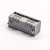 RJ45グレーデュアルポートアンシールドジャック90アングルディップタイプPCBマウント8p8c