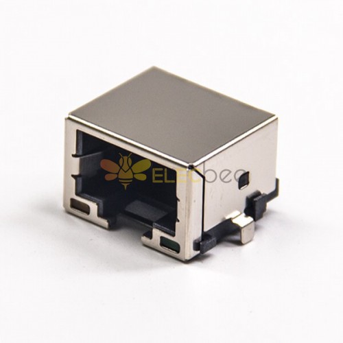 RJ45 Jack Connector 8p8c PCB Mount Shieled avec LED