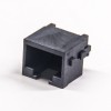 RJ45 Jack Plastic SMT Straight Black unhieled Modular Connector