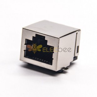 模塊rj45連接器彎式屏蔽插座SMT接PCB板 20pcs