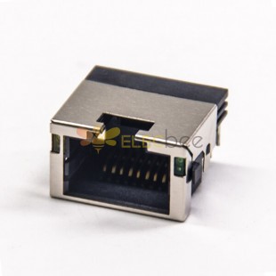 RJ45 LED PCB 마운트 Shieled를 갖춘 모듈형 커넥터