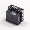 RJ45 Conector modular 8p8c blindado de un solo puerto Tipo SMT con LED