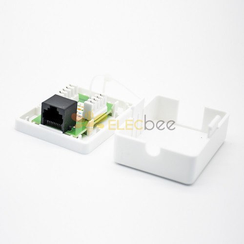 RJ45 Port Single Port 8P8C CAT5E Unshielded PCB Mount Desktop Network Interface