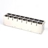 Conector RJ45 blindado Jack 2x8 de 16 puertos para Gigabit PoE+ con LEDs