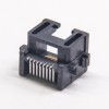 Conector SMT RJ45 90 grados SMT tipo unpuerto único sin blindaje