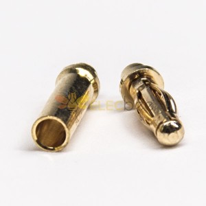 Conector de plátano 10-30A BP2305-06 2.0MM enchufe de alimentación chapado en oro