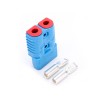 2 Way 600V 175Amp Blue Housing Battery Power Cable Connector with Red Color Cable fix plug