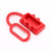 Red Rubber External Protective Dustproof Cover For 2 way 50A Power Connector Black