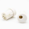 電源連接器塑料白色貼片焊接母頭插孔直式DC插座