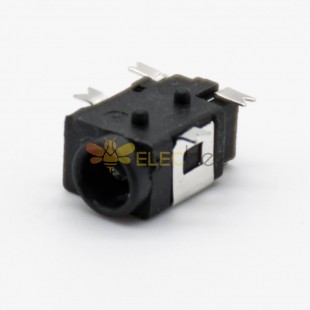 DC Power Jack Female Connector SMD Solder Lug Horizontal Unshiled 3.6 -1.3mm