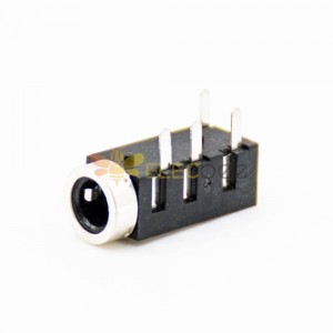 電源接口插座彎式黑色母頭插孔貼片焊接不帶屏蔽DC插座