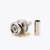 BNC Connector For RG58/RG142 Male Straight Crimp 50 Ohm