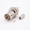 20pcs HD-SDI BNC Connector for Cable Female Vertical Type 180 Degree Crimp