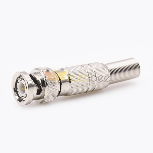 With Spring Connector For SYV-50-5-1 BNC Male Straight Solder 75 Ohm