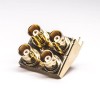 4 trous BNC Connector Right Angled Femelle Through Hole PCB Mount Gold Plating 50 Ohm (en)