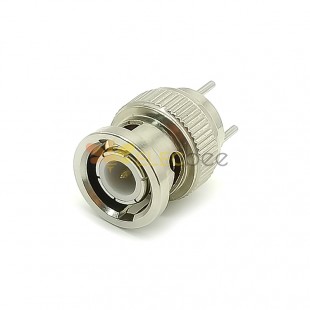 BNC Through Hole Male Connector 180 Degree for PCB Mount