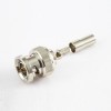 BNC Connector for SYV75-2 Cable Crimp Plug Straight