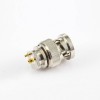 BNC Connector Male Straight Panel Mount Rhombic Flange Solder for Cable