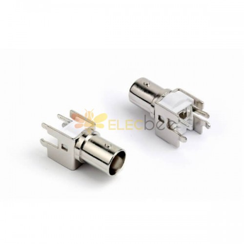 20pcs painel conector BNC montagem coaxial reta liga de zinco fêmea