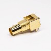 BNC Connector PCB Mount Right Angled Female Through Hole Gold Plating