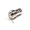 BNC Female Connector Right Angled Nickel Plating RollingType 50 Ohm