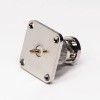 BNC Connector Flange Mount Plug 180 Degree Solder Type for Coaxial Connector 75 Ohm