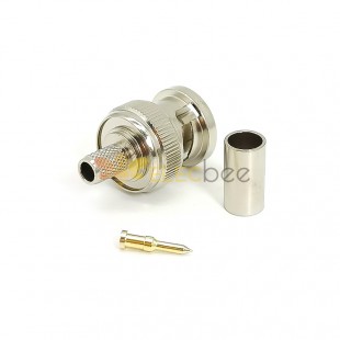 BNC Male Connector Crimp RG58 Cable