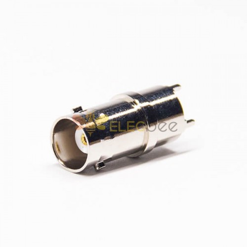 BNC Straight Connector Female 180 Degree DIP for PCB Mount 75 Ohm