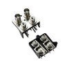 20pcs BNC to RCA Connectors Right Angled Jack PCB Mount 50 Ohm