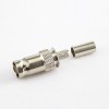 Cabo RG58/RG142 Crimp BNC Conector Reto Fêmea