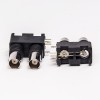 20pcs Coaxial to BNC Connector Dual Female Angled for PCB Mount 75 Ohm